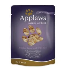 Applaws Sachet Chat Poitrine De Poulet Et Riz 12 X 70 G