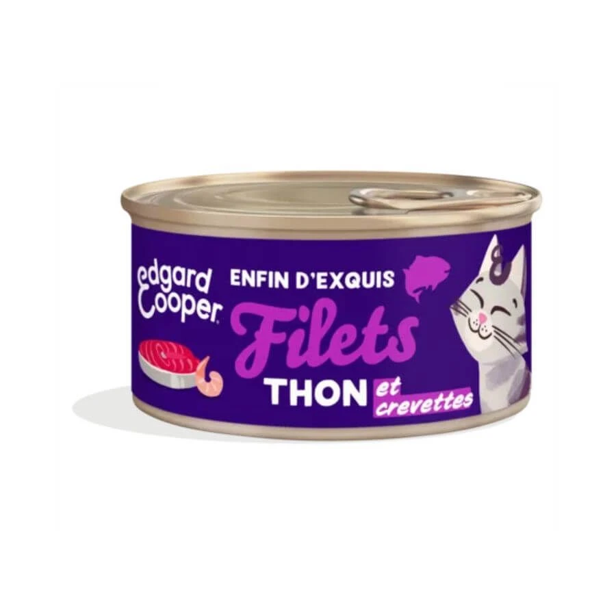 Edgard & Cooper Thon & Crevette Chat 24 X 70 G