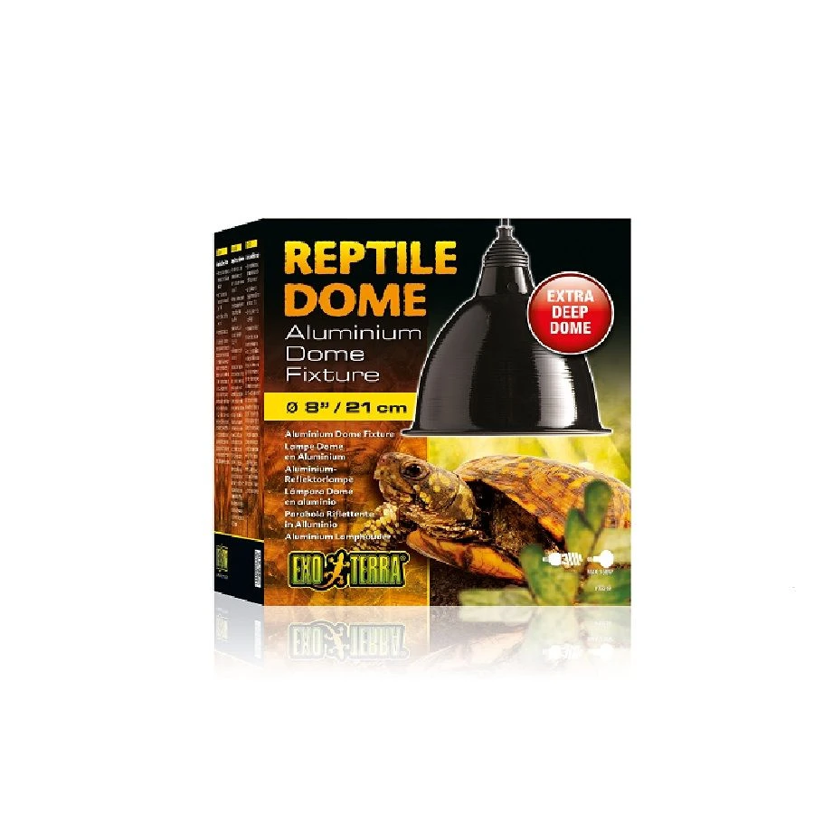 Exo Terra Lampe Dôme En Aluminium 21 Cm 3 Exo Terra Lampe Dôme En Aluminium 21 Cm