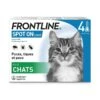 Frontline Chat Spot On 4 Pipettes -Fournitures Pour Animaux frontline chat spot on 4 pipettes