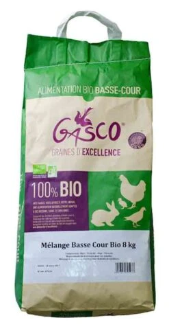 Gasco Blé Bio Pour Volaille Et Basse-cour 8 Kg
