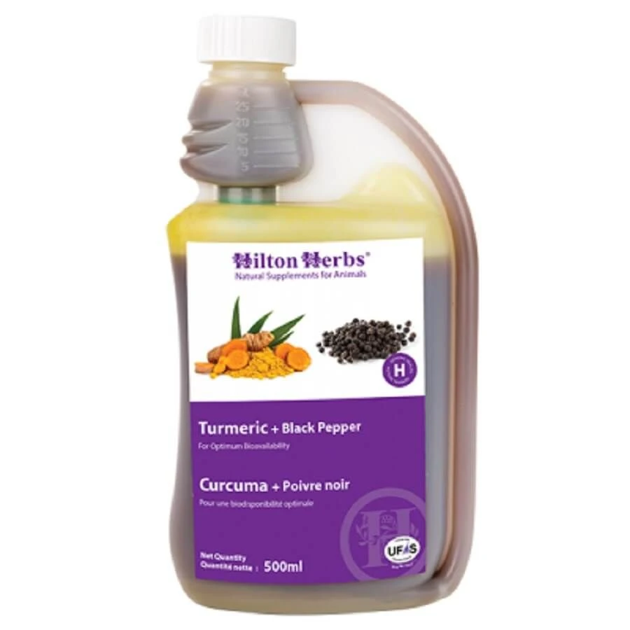 Hilton Herbs Curcuma + Poivre Noir 500 Ml 3 Hilton Herbs Curcuma + Poivre Noir 500 Ml