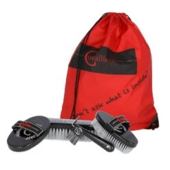 Kerbl Covalliero Sac De Pansage Rouge Et Noir