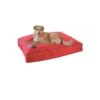 KONG Coussin Rectangulaire Pour Chien Taille M Rouge -Fournitures Pour Animaux kong coussin rectangulaire pour chien taille xs rouge 1