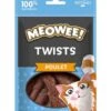 MEOWEE! Friandises Twists Au Poulet Pour Chat 35 G -Fournitures Pour Animaux meowee friandises twists au poulet pour chat 35 g