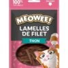 MEOWEE! Friandises Lamelles De Filet Au Thon Pour Chat 35 G -Fournitures Pour Animaux meowee friandises lamelles de filet au thon pour chat 35 g
