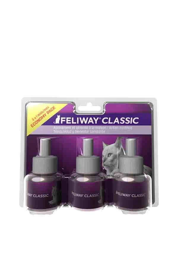Pack Feliway Classic Recharge 3 X 48 Ml 3 Pack Feliway Classic Recharge 3 X 48 Ml