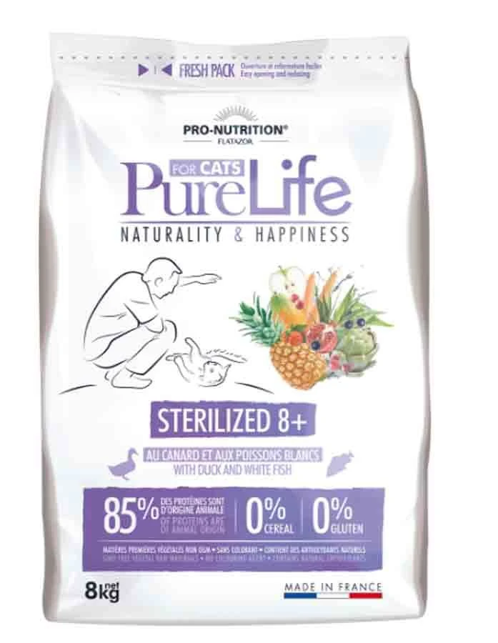 PureLife Croquettes Chat Sterilized 8+ 8 Kg 3 PureLife Croquettes Chat Sterilized 8+ 8 Kg