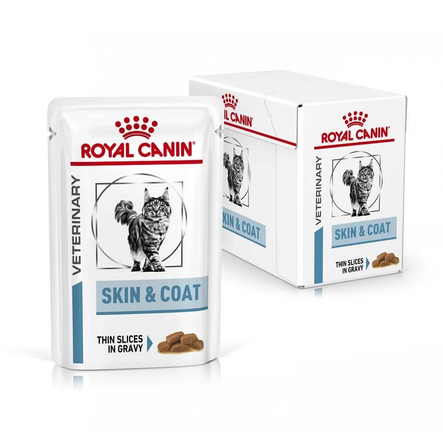Royal Canin Vet Chat Skin & Coat 12 X 85 G 4 Royal Canin Vet Chat Skin & Coat 12 X 85 G – Image 2