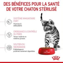 Royal Canin Feline Health Nutrition Kitten Sterilised 2 Kg -Fournitures Pour Animaux royal canin feline health nutrition kitten sterilised 3