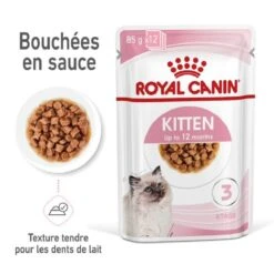 Royal Canin Kitten En Sauce 12 X 85 Grs -Fournitures Pour Animaux royal canin kitten en sauce 2