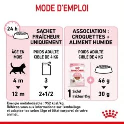 Royal Canin Kitten En Sauce 12 X 85 Grs -Fournitures Pour Animaux royal canin kitten en sauce 7