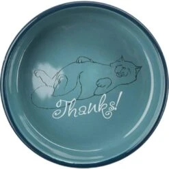 Trixie Bol En Céramique Thanks For Service Chat 0,3 L -Fournitures Pour Animaux trixie bol en ceramique thanks for service chat 0 3 l 6