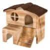 Trixie Natural Living Maison Kasja En Bois Flammé Souris Et Hamsters -Fournitures Pour Animaux trixie natural living maison kasja en bois flamme souris et hamsters