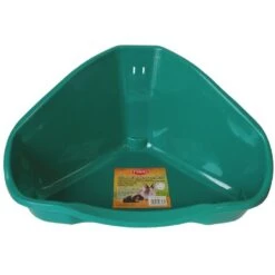 Tyrol Toilette D'angle Rongeurs 16 X 10 X 8 Cm -Fournitures Pour Animaux tyrol toilette d angle rongeurs 16 x 10 x 8 cm 3