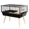 Zolux Cage NEO Nigha Noir 1 Zolux Cage NEO Nigha Noir -Fournitures Pour Animaux zolux cage neo nigha noir 3