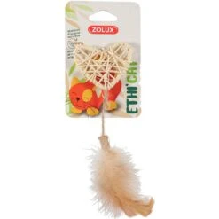 Zolux Jouet Ethicat Coeur En Rotin Pour Chat